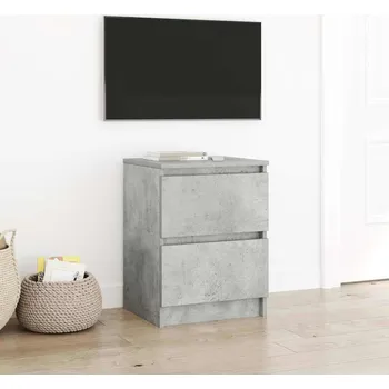 Obývací pokoj vidaXL TV skříňka 40x35x54 cm kompozitní dřevo [861770] Barva: Betonová šedá