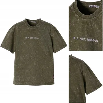 CHLAPECKÉ TRIČKO T-SHIRT NA TĚLOCVIK BAVLNA BONITO khaki 134