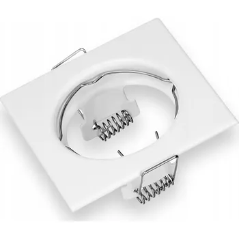 Bodové svítidlo Halogenové podomítkové svítidlo Čtverec Pevné Bílé LED Tasi GU10