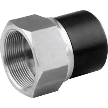 Vodovodní potrubí Univerzální přechod PE/Nerez s vnitřním závitem Eurostandard PE 100/ PE 100 RC na tupo, d40 x 5/4˝, SDR 11, PN 16