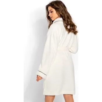 Dámský župan Dámský župan Momenti Per Me Tiffany - měkký a teplý Ecru L