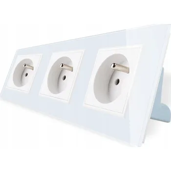 vypínač Dvojitý dotykový vypínač Welaik bílý 3FR-11