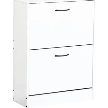 Botník Tempo Kondela Botník, 2-řadý, bílá, BOTNIX