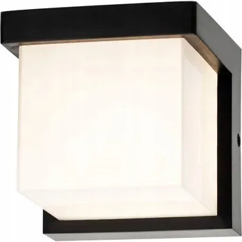 Venkovní osvětlení Venkovní nástěnné svítidlo Adviti černé, integrovaný LED zdroj 9 W