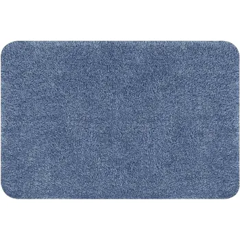 Koupelnová předložka Spirella koupelnová předložka BRIZZOLO, modrá, akryl, protiskluzová, 55 x 65 cm