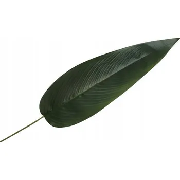 umělá květina DLOUHÝ UMĚLÝ ZELENÝ LIST pro aranžmá a dekorace