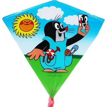 Létající drak KRTEK (Krteček) Drak létající plastový 68x73cm Krtek a zrcátko | AS22