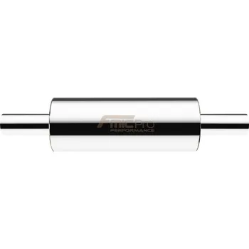 Výfuková trubka Tlumič výfuku kulatý 425mm vstup/výstup 89mm/114mm