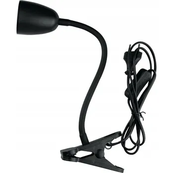 Lampička Stolní lampa na čtení s klipem LED, ohebná, černá DPM R1T-4W-B