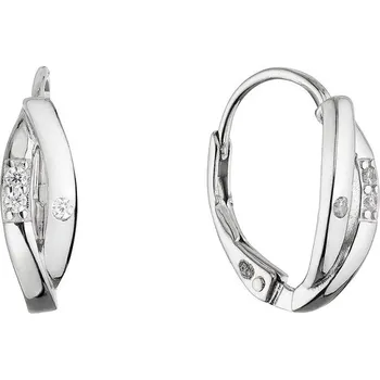 Náušnice Stříbrné visací náušnice se zirkony 11664.1