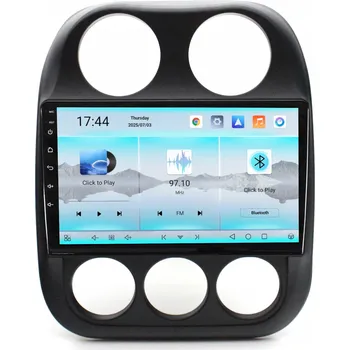 Autorádio AUTORÁDIO S GPS NAVIGACÍ JEEP COMPASS 2010-2015 ANDROID CARPLAY 4/64 GB