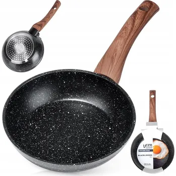 Pánev Tradiční pánev Vilde Black&Wood 16 cm granitová