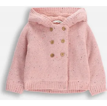 Dámský svetr Dívčí propínací svetr Kardigan Pudrová Růžová 074 Coccodrillo ZC5