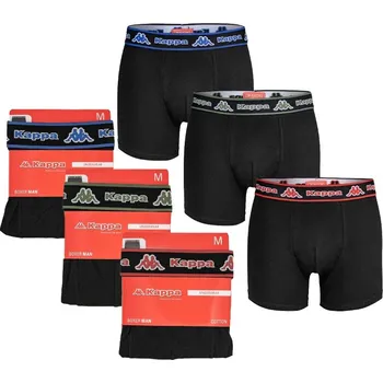 Pánské spodní prádlo KAPPA pánské boxerky bavlna vel. M černé