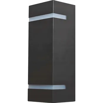 Nástěnné svítidlo Fasádní nástěnné svítidlo černé BRICK 2xGU10 pro LED, svítí nahoru a dolů GXPS002 GREENLUX