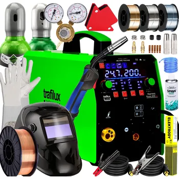 Svářečka Invertorová svářečka Trafilux 20-200 A 230 V 8,8 kVA