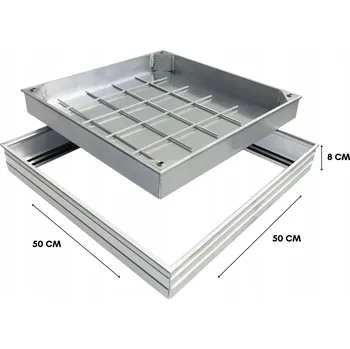 poklop Revizní šachta do zámkové dlažby 50x50 cm x 8 cm Poklop pod dlažbu 6 tun