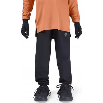 Cyklistické oblečení CYKLISTICKÉ KALHOTY FOX JUNIOR RANGER WATER BLACK (Y24)