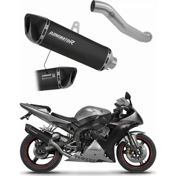 Výfuk pro motocykl YZF R1 1000 RN09 2002 - 2003 Homologovaný výfuk tlumič HP6 BLACK