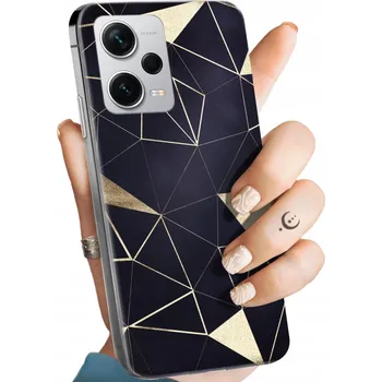 Pouzdro na mobilní telefon Zadní Kryt Hello Case pro Xiaomi Redmi Note 12 Pro+ zlatý