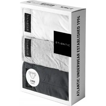 Slipy ATLANTIC pánské slipy 3 ks 3bmp006 classic bsg L