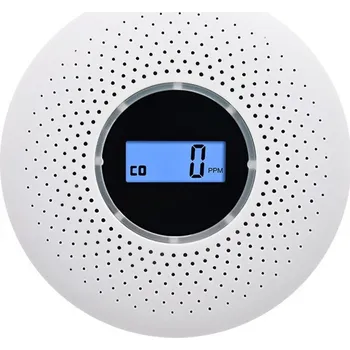 Zabezpečovací technika Symfony SYM-512, detektor oxidu uhelnatého a kouře