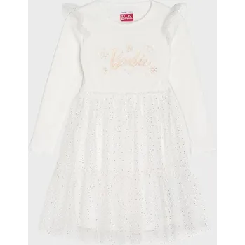 Sinsay - Minišaty Barbie - krémová - 981DV-01X - 981DV-01X-134