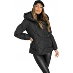 Zimní bunda prošívaná s kapucí dámská černá 5M3175 DENLEY_S