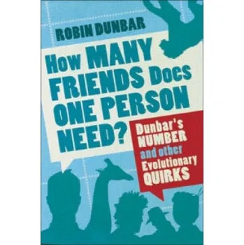 Cizojazyčná kniha How Many Friends Does One Person Need? – Robin Dunbar (EN)
