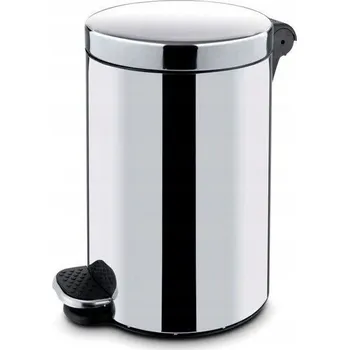 Odpadkový koš Kovový Odpadkový koš Hendi 30L stříbrný