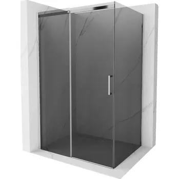 Mexen Omega sprchový kout posuvný 130 x 90 cm, grafit, chrom - 825-130-090-01-40 Sprchové kouty
