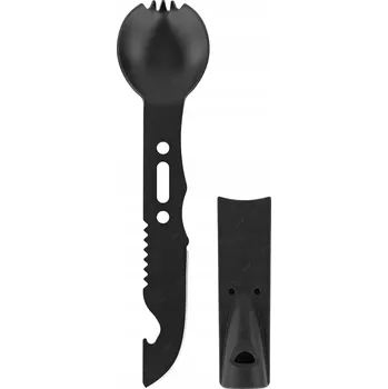 Příbor LŽÍCE NŮŽ MULTIFUNKČNÍ NÁSTROJ PRO PŘEŽITÍ 7v1 RT0292