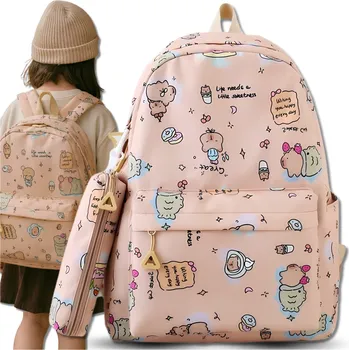 Školní batoh Camerazar Dětský školní batoh pro děti do školy penál Kapybara