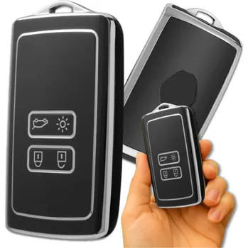 Camerazar Silikonové pouzdro na klíče KRYT Renault Koleos Scénic Kadjar