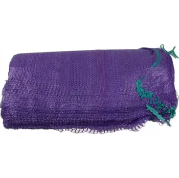 Pytel na brambory RASZLOVÉ SÍŤOVANÉ PYTLE NA BRAMBORY ZELENINU 15KG 42X60 FIALOVÉ 100 KS