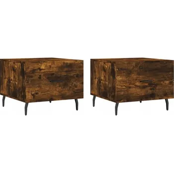 Konferenční stolek Konferenční stolky 50 x 50 cm kouřový dub