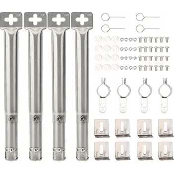 Zahradní gril 4 ks Trubkové hořáky pro gril z Ocel oceli