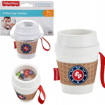 Ortodontické kousátko Fisher-Price plastové bílé