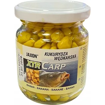 Návnadová surovina JAXON KUKUŘICE XTR CARP 125G BANÁN FX-CB12