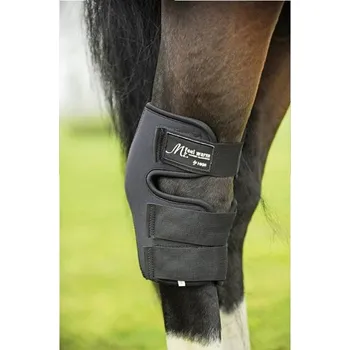 Koňské kamaše Hlezenní chránič HKM Feel Warm black (XL)