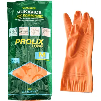 Čisticí rukavice Barton Prolix Long oranžové M