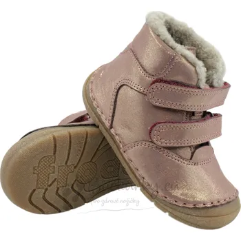 Dívčí zimní obuv Zimní dětská obuv Froddo G2110143-13 Pink/Gold - vel. 22