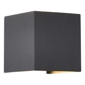 Nástěnné svítidlo Venkovní nástěnné LED svítidlo MANTRA DAVOS tmavě šedá 3000K IP54 2x6W