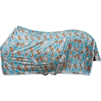 Jezdectví Deka proti hmyzu HKM Butterfly light grey 155cm