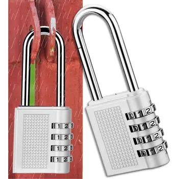 Visací zámek Camerazar Visací zámek kombinovaný 106mm kovová kombinace silná stříbrná