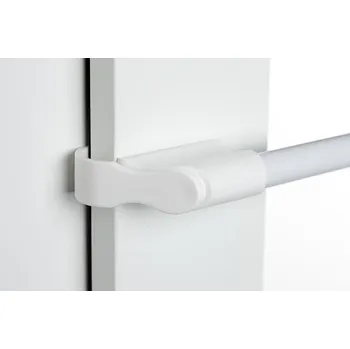 Obraz Garnýž 125 cm bílá kovová