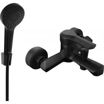 Vodovodní baterie Mexen Sabre R05 vana baterie se sprchovou soupravou, černá - 7213R05-70 Bateriové soupravy