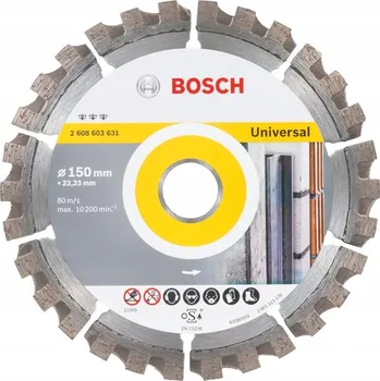 Řezný kotouč Bosch diamantový kotouč na beton pro drážkovací frézy 150 mm