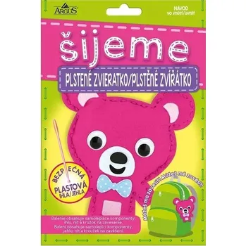 Výtvarná sada Kreativní tvoření - šijeme plstěné zvířátko - Medvídek - 1911-0015