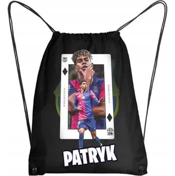 Školní batoh Černý školní vak/batoh na tělocvik FC BARCELONA LAMINE YAMAL + JMÉNO 1